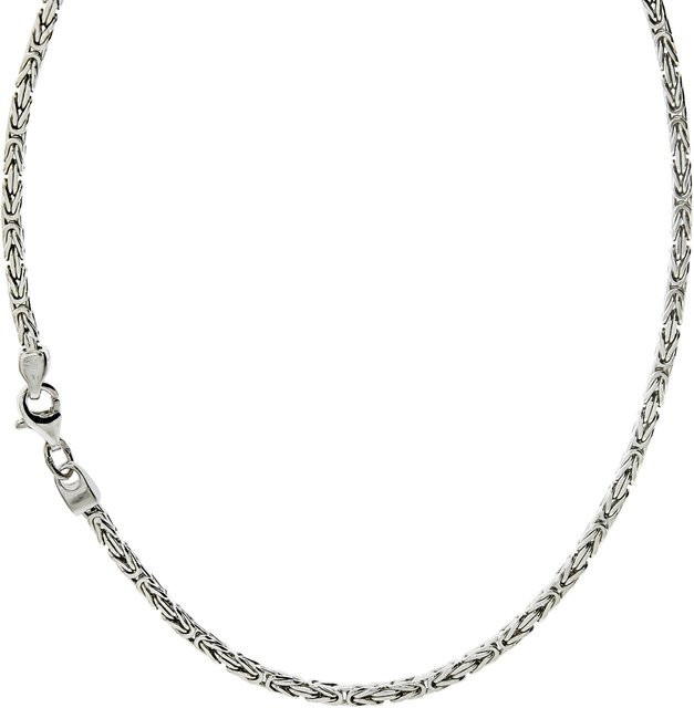 Zeeme Halskette, 925 Silber, 2,2 mm breit, Unisex - Bild 1