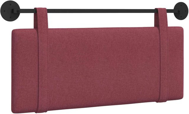 vidaXL Wandmontiertes gepolstertes Paneel in Weinrot mit Stoffbezug, B/H/T: 110 x 55 x 5 cm - Bild 1