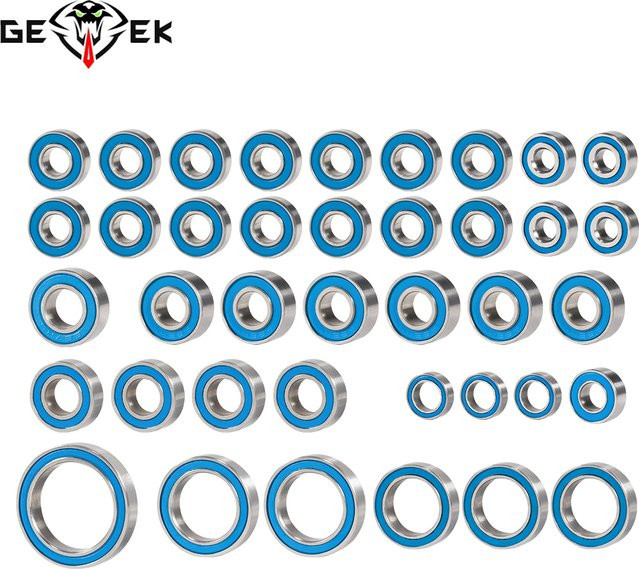 MALOM RC Stahl-Abgedichtetes-Lager-Kit, 39-teiliges Set, Metall, Zubehör - Bild 1