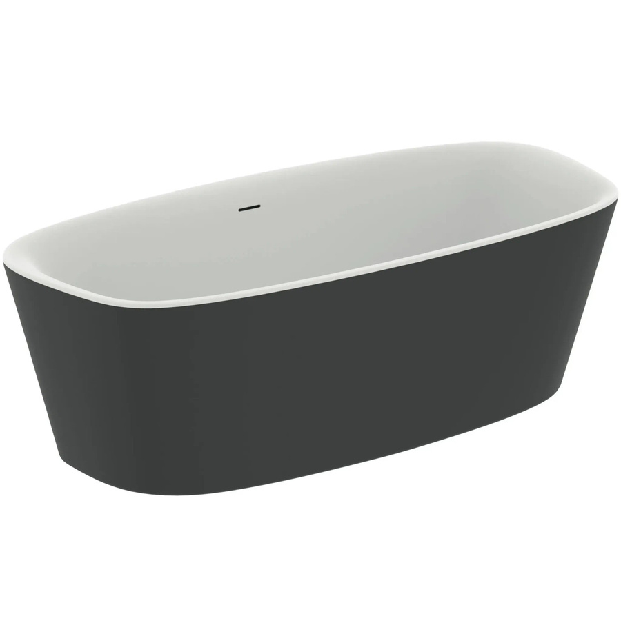 Freistehende Badewanne Ideal Standard Dea Oval in Schwarz Matt, B: 190 cm, B: 90 cm - Bild 2