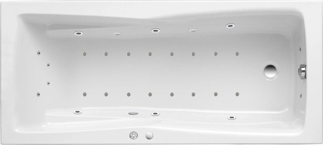 Ottofond Whirlpool Atlanta in Weiß, B/T: 170 x 75 cm - Bild 1