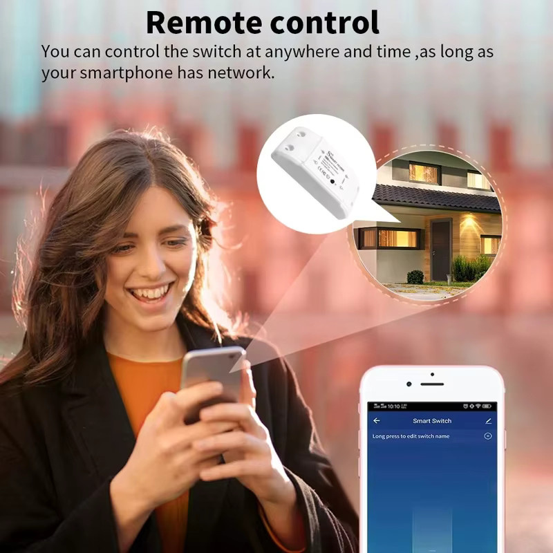 Tuya Smart WiFi Switch mit Bluetooth und Timer, App-Steuerung via Smart Life, Weiß - Bild 3