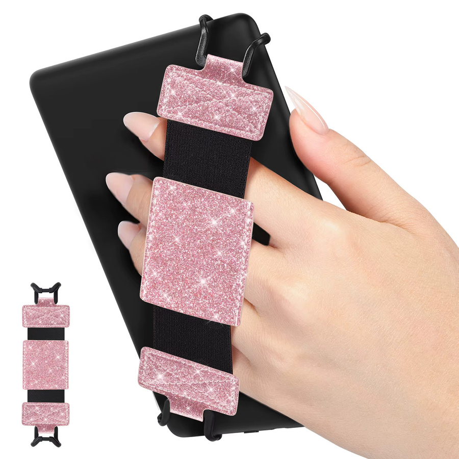 TiMOVO Elastischer Tablet-Handriemen für 6-8 Zoll, Anti-Drop Sicherheits-Halterung für E-Reader, rutschfest, passend für Kindle, Kobo, Voyager, Lenovo und Sony, in Grün oder Pink - Bild 3