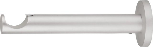 Mydeco Gardinenstangen-Halterung aus Metall in Silber für Wandmontage mit Ø 2,5 cm und 15 cm Abstand - Bild 1
