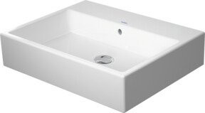Duravit Möbelwaschtisch Vero Air aus Keramik in Weiß, B/T: 60 x 47 cm, mit Hahnlochbank und Überlauf - Bild 1