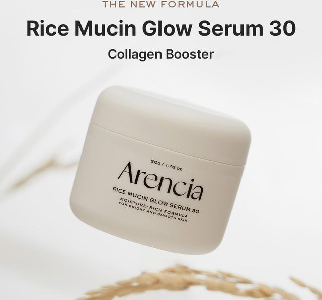 arencia Rice Mucin Glow Serum, 50 g, für empfindliche Haut - Bild 1