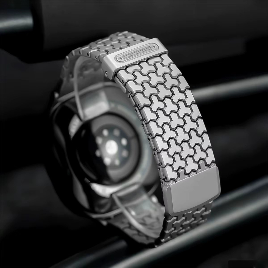 FancyWrist Uhrenarmband Edelstahl, Silber, Unisex - Bild 2