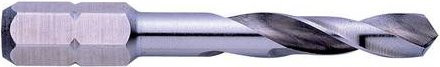 Exact HSS Metall-Spiralbohrer in Silber, Durchmesser: 4,5 mm, Gesamtlänge: 46 mm - Bild 1