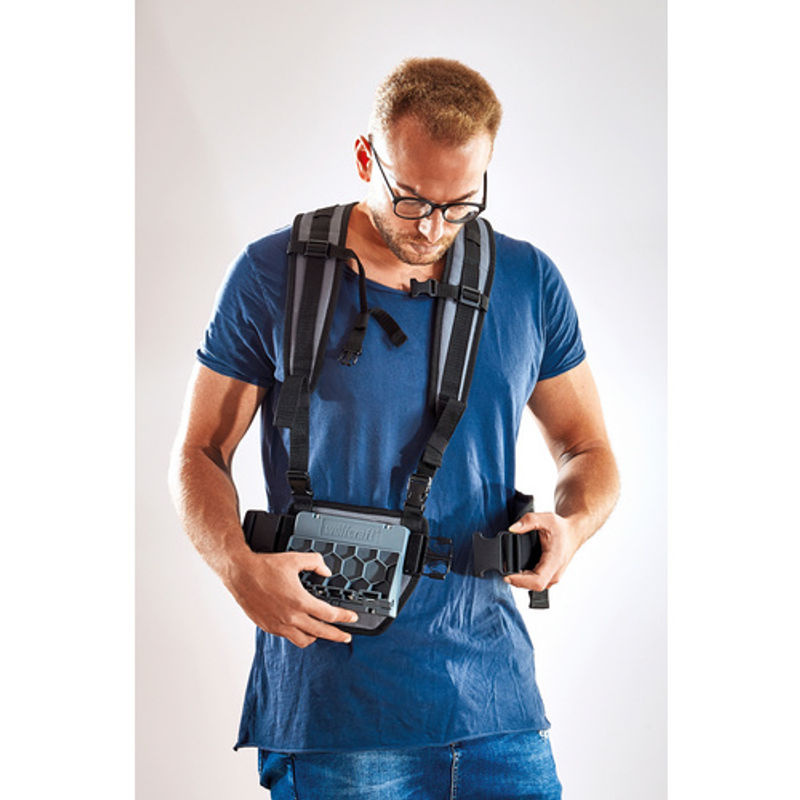 Wolfcraft Tragegurtsystem in Schwarz/Grau mit einer Tragfähigkeit von 30 kg - Bild 2