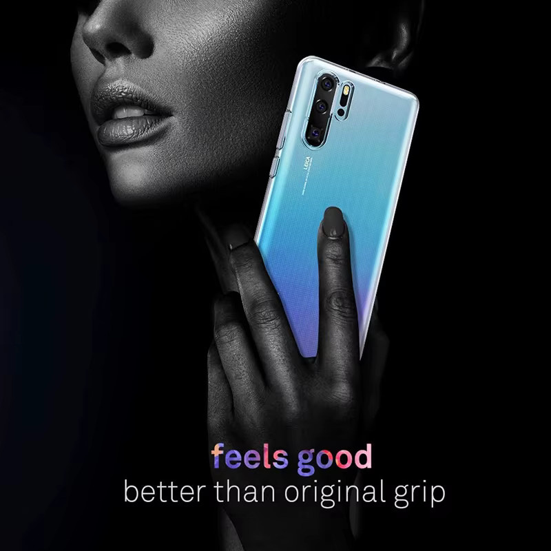 Transparente Silikonhülle für Huawei P50 P40 P30 P20 P10 Lite Pro Plus mit ultradünnem Design - Bild 2