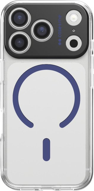 Transparente Apple Hülle für iPhone 17 Pro mit MagSafe Kompatibilität in Blau - Bild 1