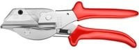 Knipex Gehrungsschere 94 35 215 für Kunststoff- und Gummiprofile in Silber und Rot - Bild 1