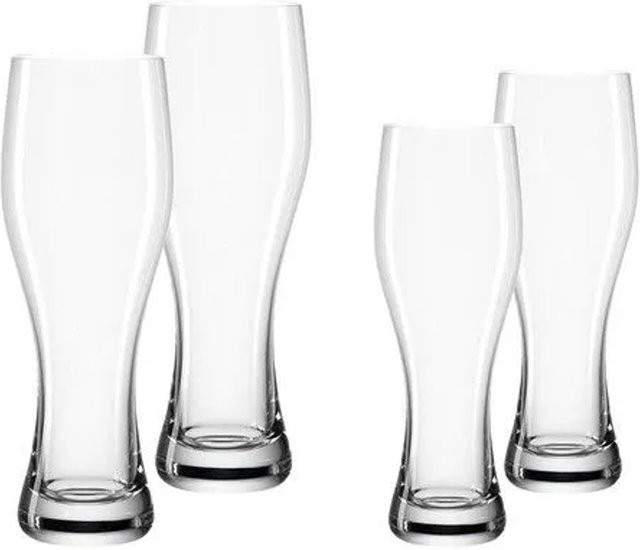 Leonardo Taverna Weizenbierglas-Set 4-teilig, transparent, 330 ml - Bild 1