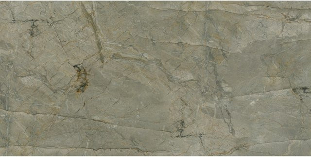 Bodenfliese Feinsteinzeug United Tile und Mosaic Ravenna Grey in Grau mit Marmoroptik, poliert, B: 60 cm, T: 120 cm - Bild 1