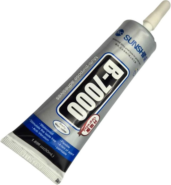 Sunshine B-7000 Flüssigkleber, Transparent, 50 ml - Bild 1