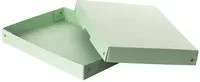 Falken PureBox Aufbewahrungsbox für A4 Dokumente, Farbe: Grün, B/H/T: 24 x 4 x 32 cm - Bild 1