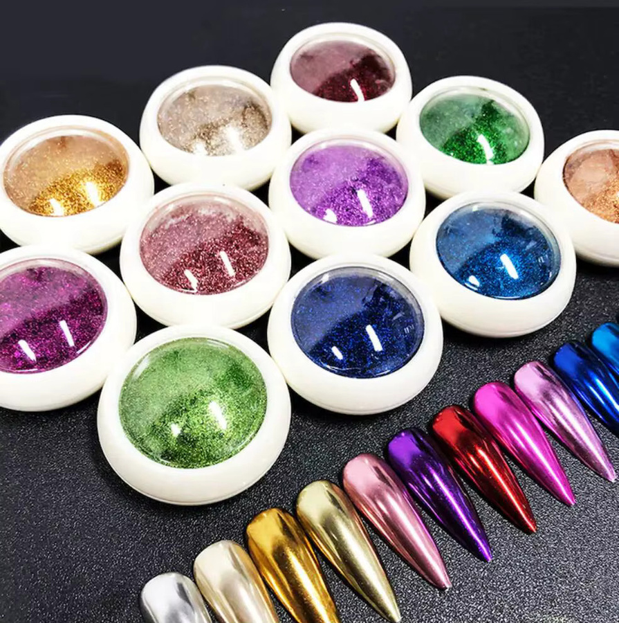 MAFANAILS Nail Art Magic Mirror Powder, Metallic, Unisex - Bild 3