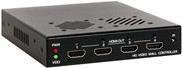 InLine HDMI Videowand Verteiler 1 auf 4 Full-HD Schwarz (57834I) - Bild 1