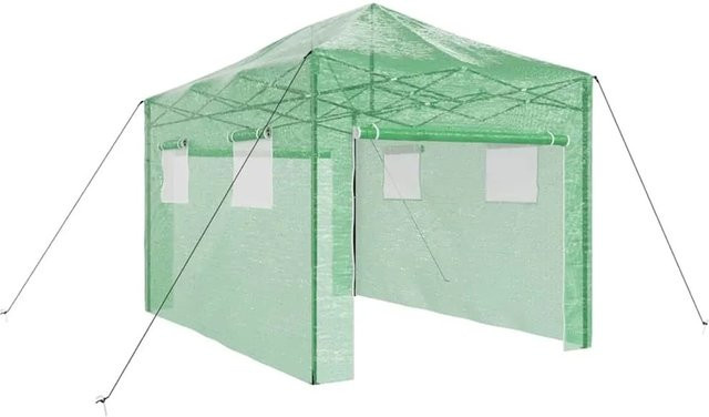 Furnicato Gewächshaus mit Pop Up Rahmen aus Eisen in Grün B: 280 cm, T: 410 cm, H: 315 cm - Bild 1
