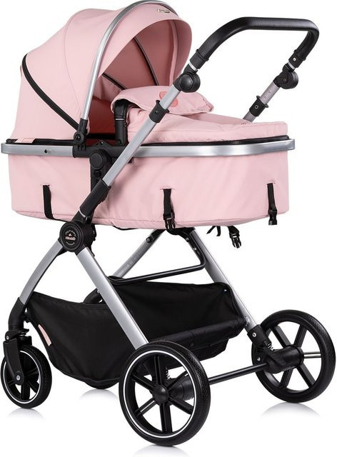 Chipolino Kombikinderwagen Pearl 2 in 1 umbaubar mit Federung in Rosa - Bild 1