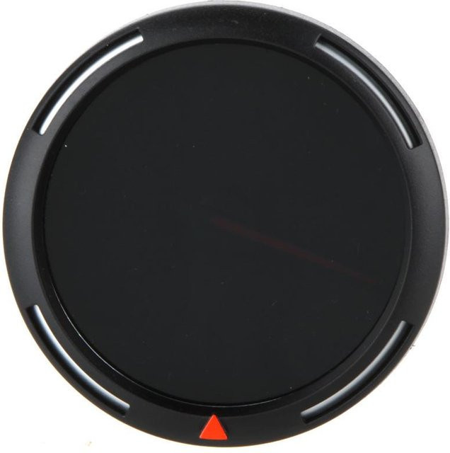 Igeteck Universelles 3,5-Zoll-Tachometer-Messgerät mit blauer LED und Schrittmotor, Schwarz/Blau - Bild 1