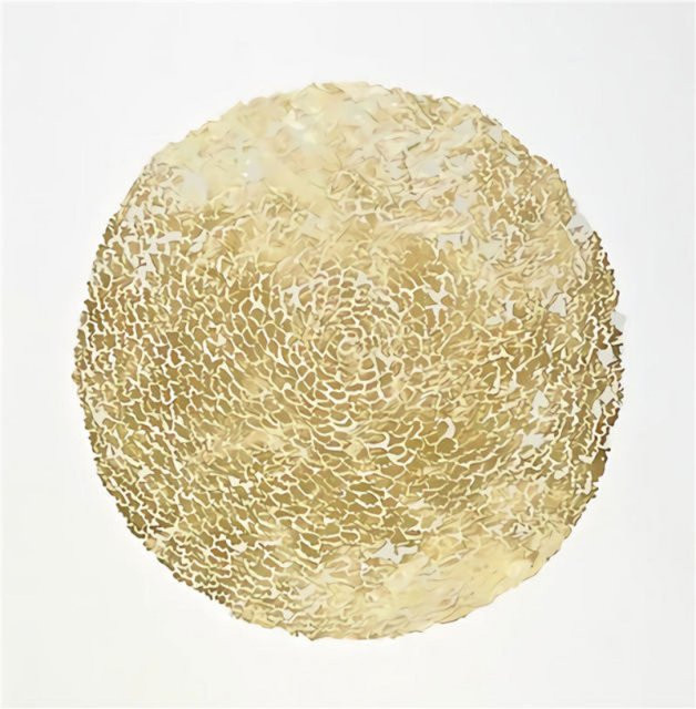 TPFLiving Kunstdruck auf Leinwand Abstrakt Gold Schwarz B/H: 60 x 60 cm - Bild 1