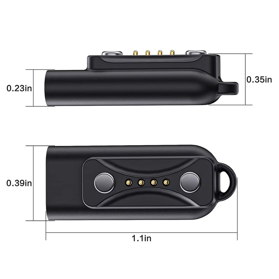 ALLOET Uhren-Ladeadapter USB-C, Schwarz, Unisex - Bild 6