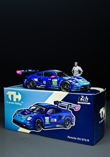 TSM MODEL Porsche 911 GT3 R -2025 LeMans 24H LMGT3, Automodell, 1:64, Blau, ab 14 Jahren - Bild 1