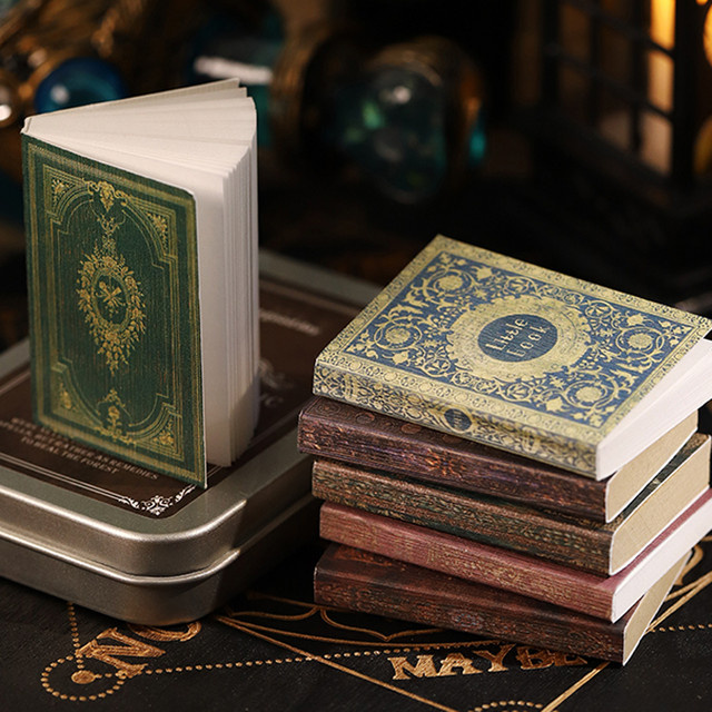 Mr. Paper 2-Buch-Set Vintage Magic Bookshop Serie mit Hardcover und leeren Seiten für dein DIY-Scrapbook und Bastelprojekte - Bild 1
