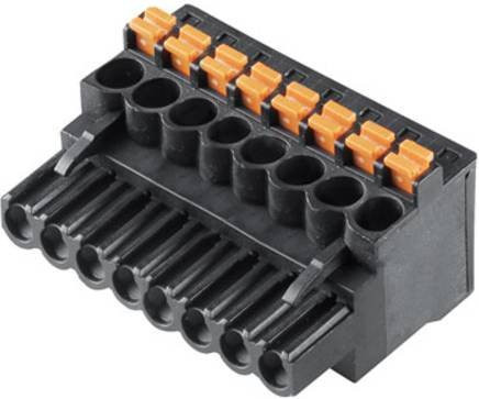 Weidmüller Buchsengehäuse-Kabel Schwarz, Polzahl 12, Rastermaß 5.08 mm, 30 Stück - Bild 1