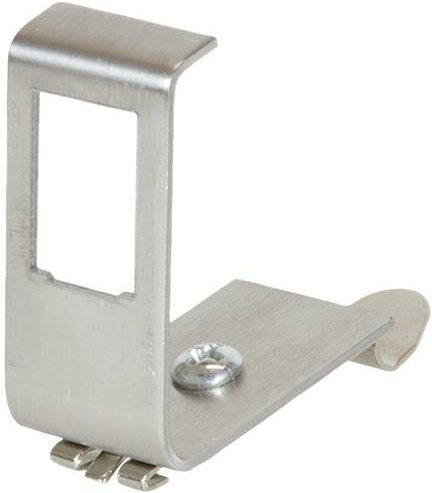 VALUE Hutschienen-Adapter unbestückt für 1 Keystone in Silber - Bild 1