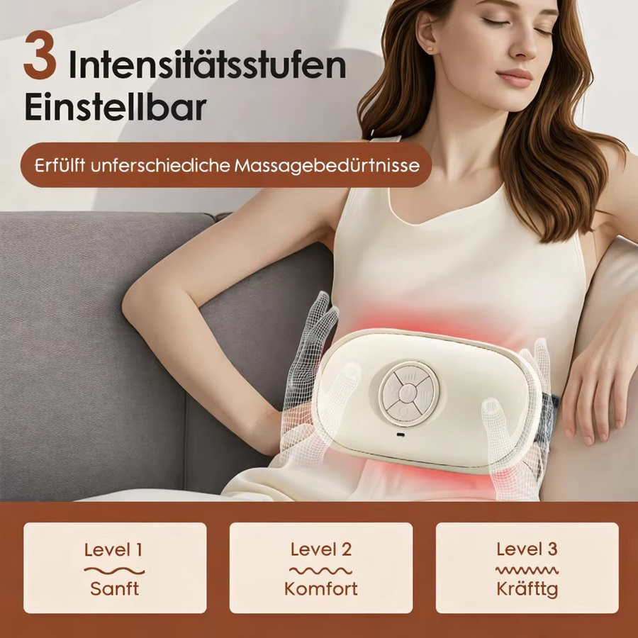 HIMOUTA Elektrisches Bauchmassagegerät, Weiß, Unisex - Bild 2