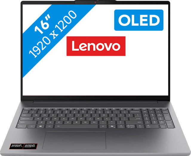 Lenovo IdeaPad Slim 5 OLED Copilot+ PC 16AGP11 Notebook in Grau mit 16 Zoll Display, AMD Ryzen AI 5, 16GB RAM und 1TB SSD - Bild 1