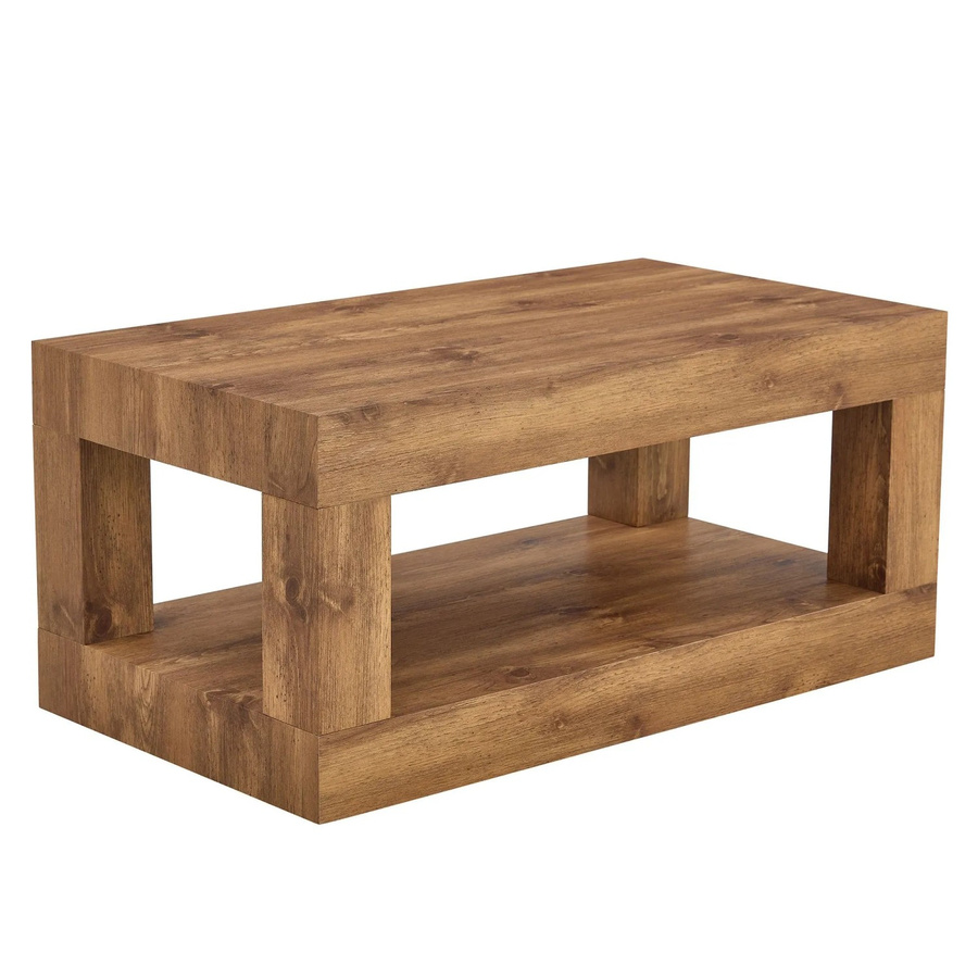 okwish Couchtisch aus MDF in Braun mit Ablagefach für dein Wohnzimmer, B/T/H: 93 x 53 x 45 cm - Bild 2