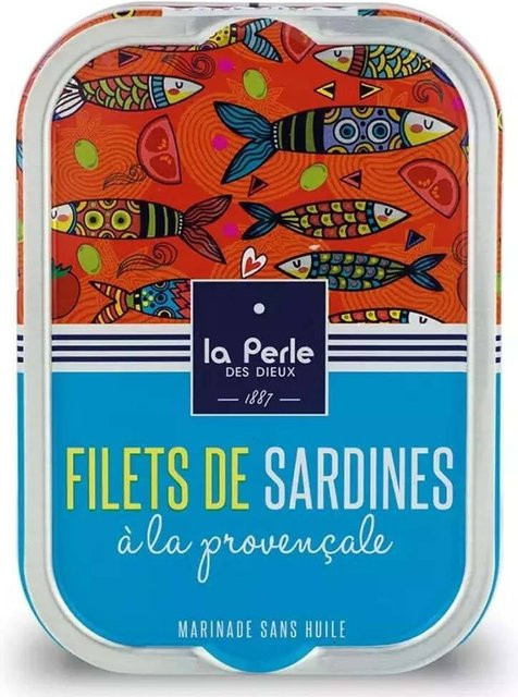 La Perle des Dieux Sardinen-Filets à la Provencale Ohne Öl 115 g - Bild 1
