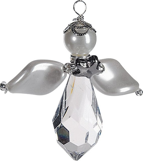 Bastel-Set Engel Luna von PRACHT in Silber als Weihnachtsfigur und Anhänger - Bild 1