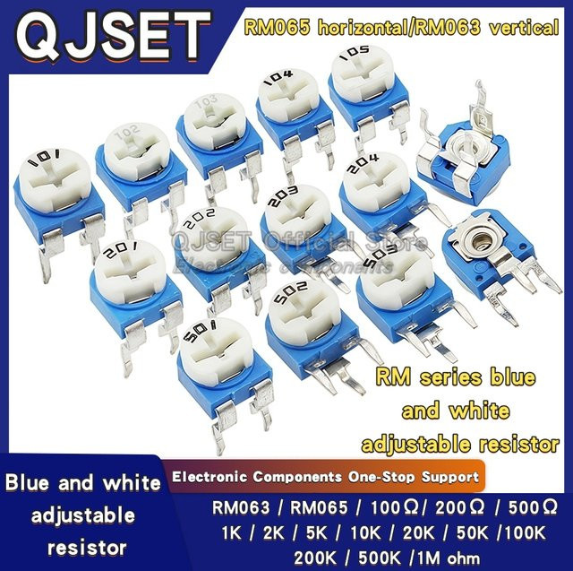 20 Stück RM-065 RM063 Serie Trimpot Trimmer Potentiometer Variabler Widerstand - Bild 1