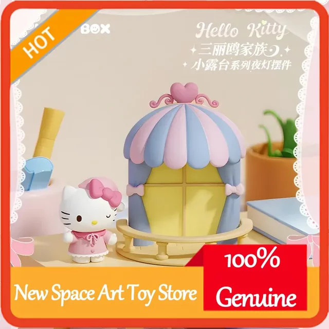 Sanrio Hello Kitty Balkon-Serie Blind Box, Kühlschrankmagnet, Nachtlicht - Bild 1