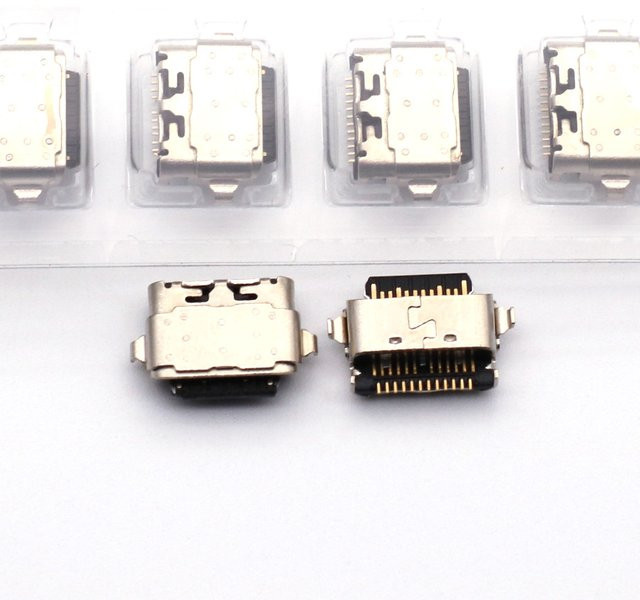 5 Stück Micro-USB 36-Pin Mini-Ladeanschluss in Silber für Motorola Moto G6 Plus XT1925 XT1926 und P30 Play XT1941 XT1943 - Bild 1