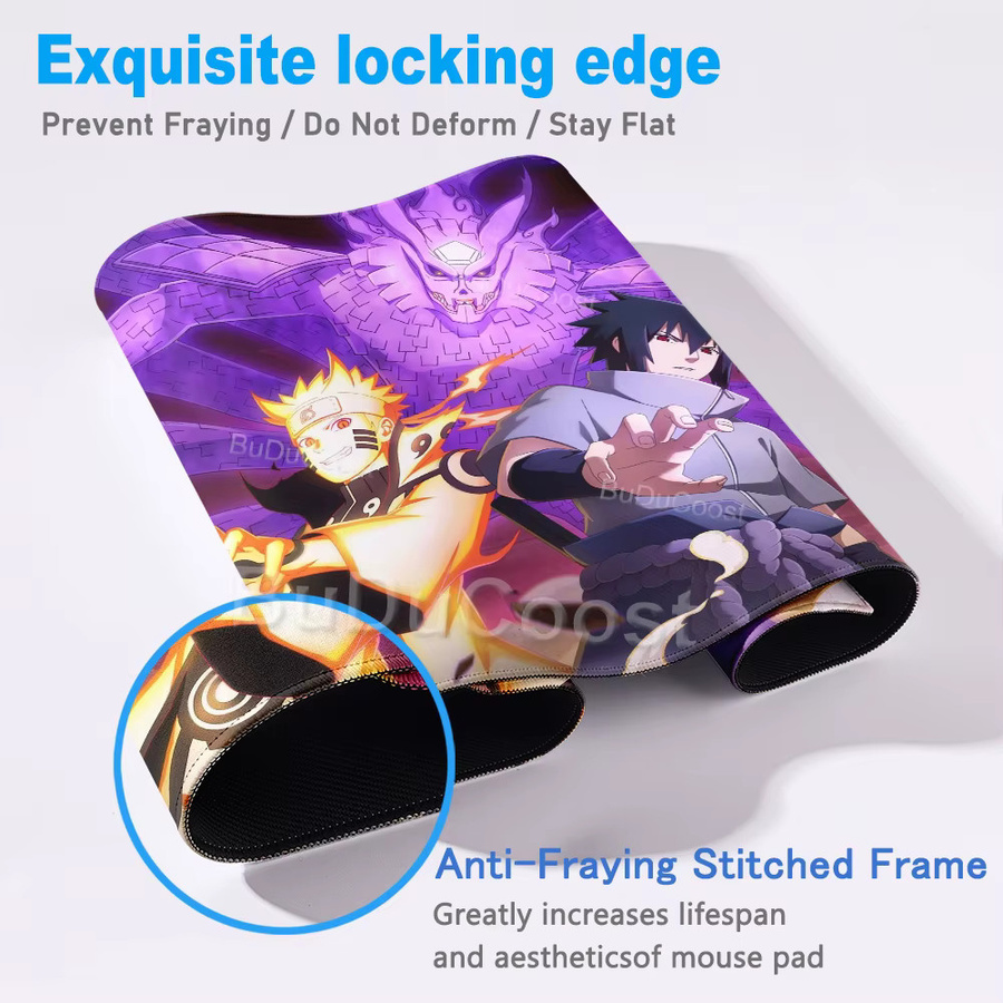 Lockedge Gaming Mousepad XXL Naruto Design Uchiha Itachi und Madara Multicolor - Bild 3