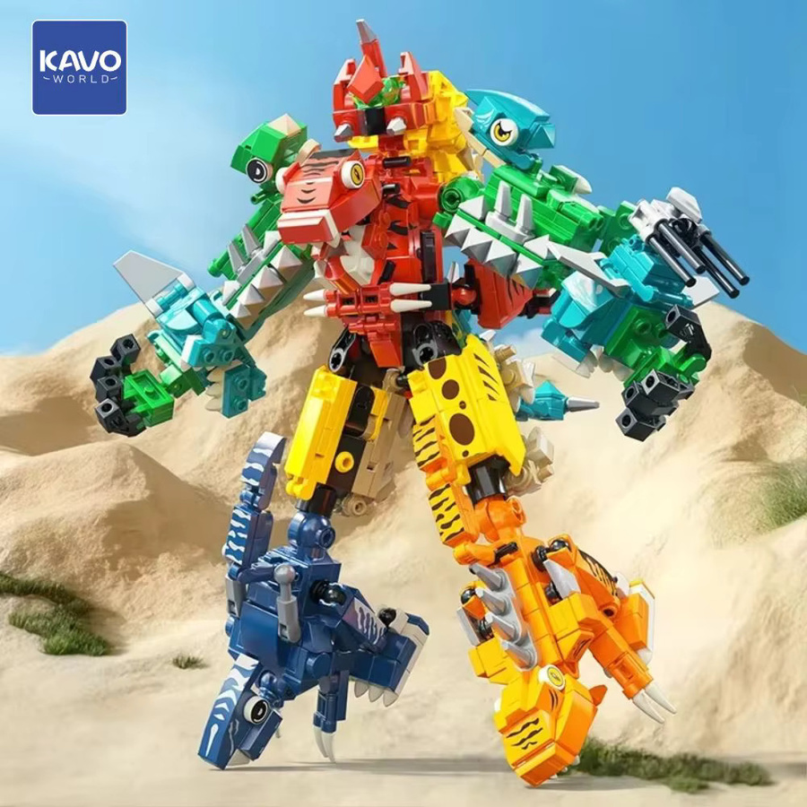 KAVOWORLD Dinosaurier-Mecha-Bausatz, 691 Teile, Lernspielzeug - Bild 2