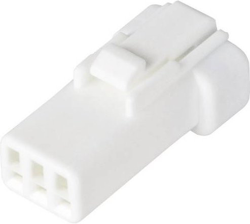 JST Buchsengehäuse-Kabel JWPF 03R-JWPF-VSLE-S in Weiß mit 3 Polzahl und 3,0 mm Pitch - Bild 1