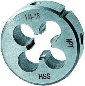 Schneideisen Johs. Boss 3/8 - 18 RU NPT Schäl, Silber - Bild 1