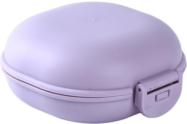SEEQS Seifenablage mit Ablauffunktion aus Kunststoff, violett - Bild 1