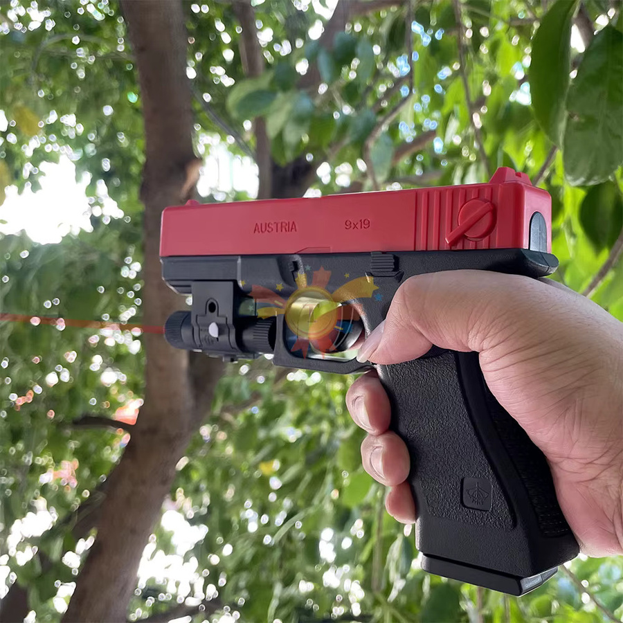 Manuelle G17 Spielzeugpistole mit Weichgeschossen, Gel Blaster, Kunststoff - Bild 2