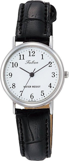 Q&Q Analoguhr, Quarz, Lederarmband, Weiß, Damen - Bild 1