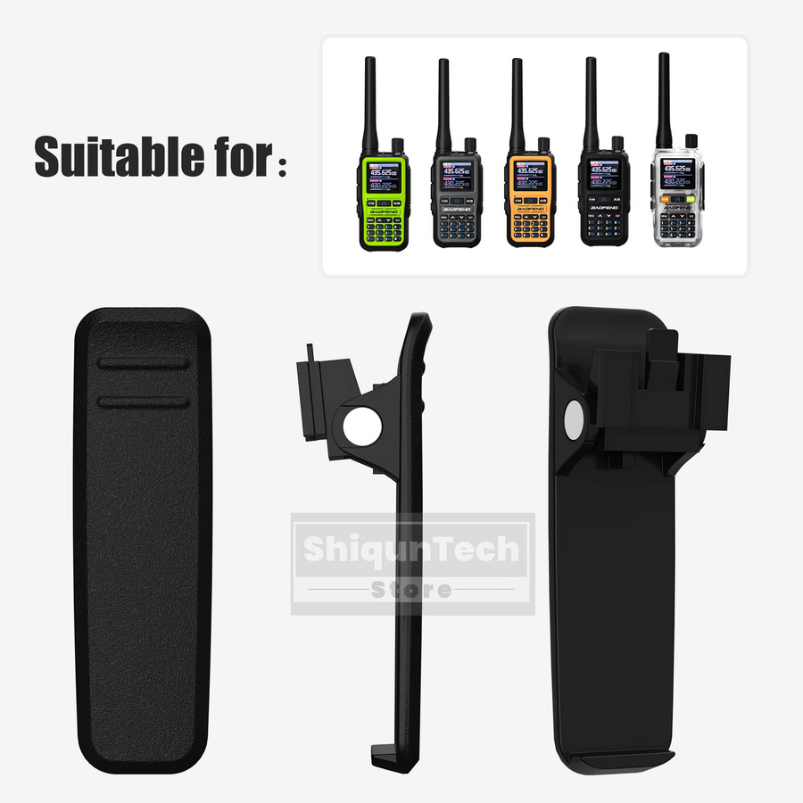 Baofeng UV-5R Mini-Gürtelclip für Walkie-Talkies in Schwarz - Bild 2