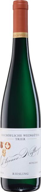 Bischöfliche Weingüter Trier Dhroner Riesling Auslese Weißwein, Mosel, 2015, edelsüß, 0,75 l - Bild 1