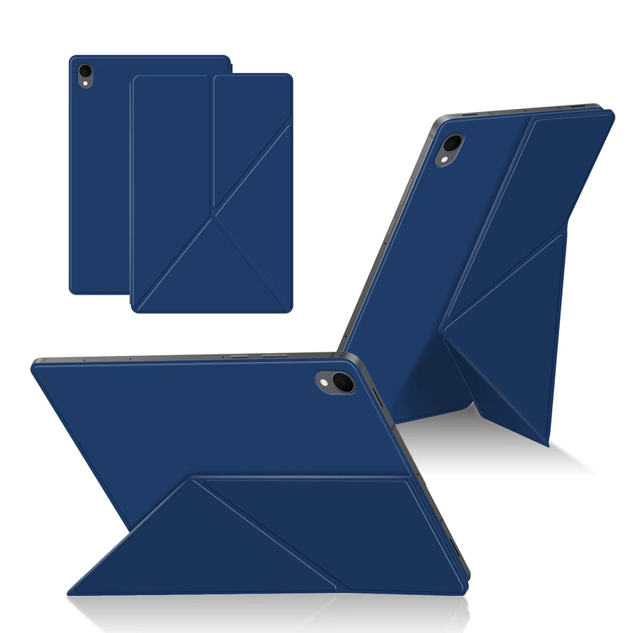 Samsung Galaxy Tab S11 5G Schutzhülle mit Magnetischem Smart Cover und Multi-Falt-Standfunktion in Blau und Lila - Bild 4