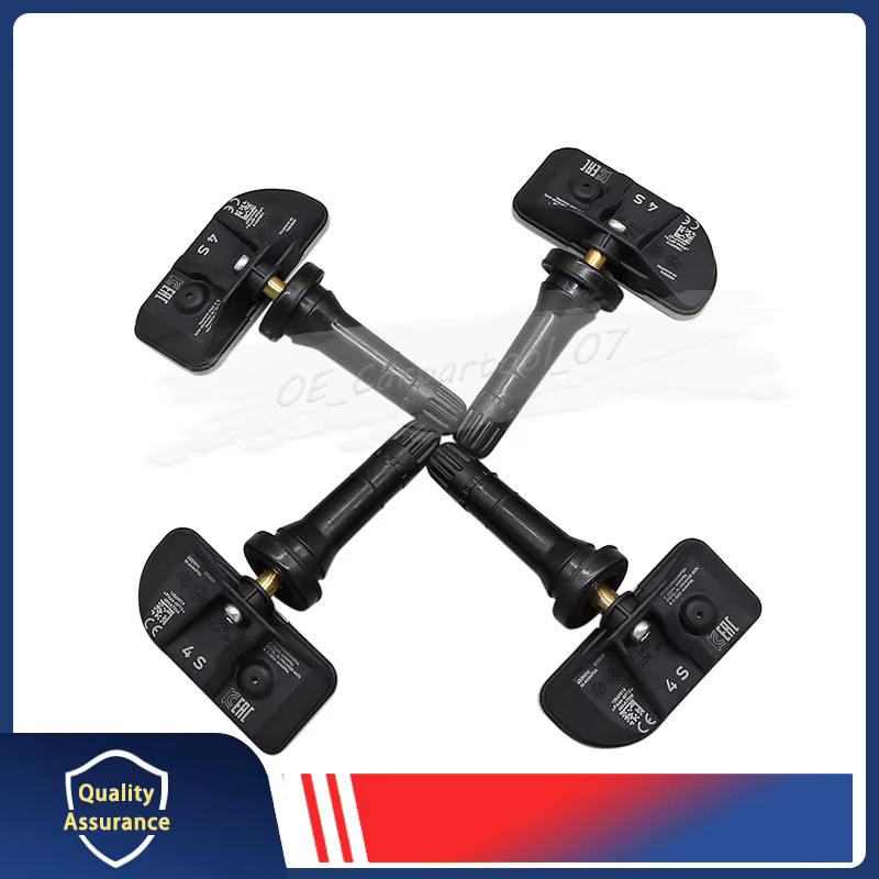 GANGLE TPMS Reifendrucküberwachungssystem Sensor Set 433MHz für Chevrolet Silverado und GMC Canyon, Schwarz, 4 Stück - Bild 2